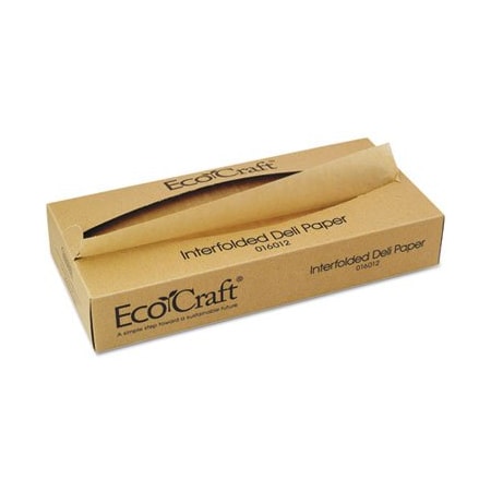 Bagcraft Ecocraft Interfolded Soy Wax Deli Sheets, 12 X 10 3/4, 12PK 016012